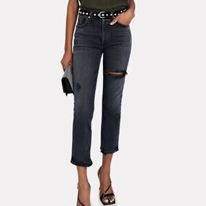 Citizens of Humanity Jolene High-Rise Straight Cropped Jeans